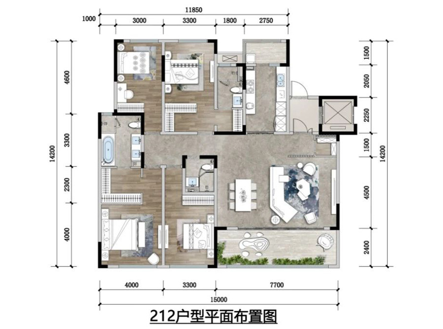 融創國賓雅集戶型圖 融創國賓雅集戶型圖