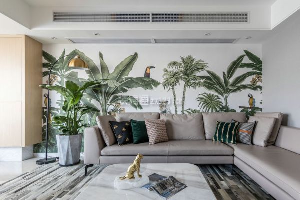 樣板房客廳壁紙