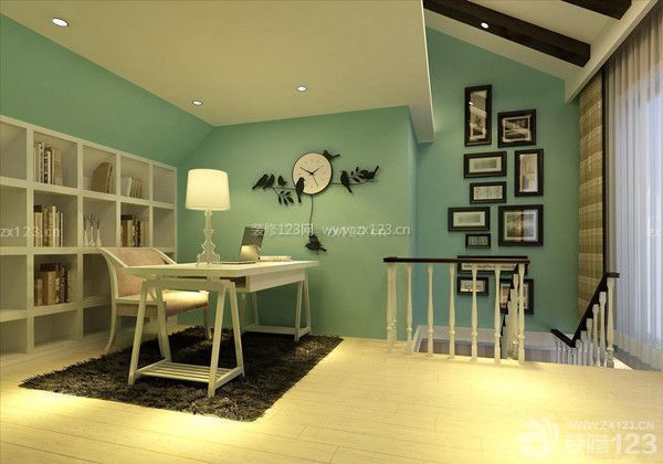 墻面怎么裝修：書(shū)房墻面裝修