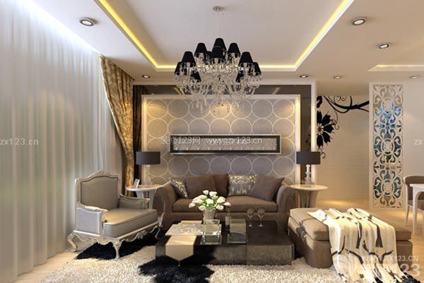 家裝全包中簡歐風(fēng)格效果圖