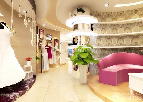 婚紗店怎樣裝修：色調(diào)布局