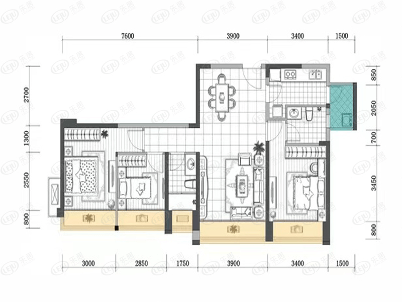 碧桂園海昌天瀾戶型圖