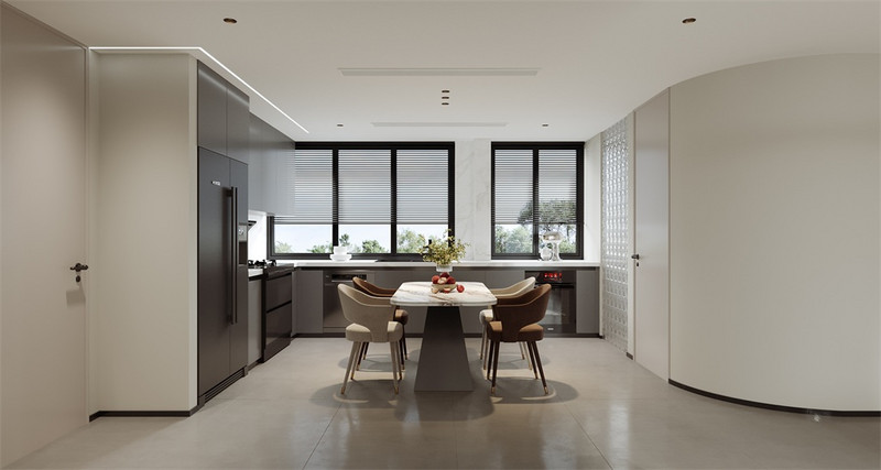 成都室內(nèi)裝修，廚房便捷設(shè)計(jì)