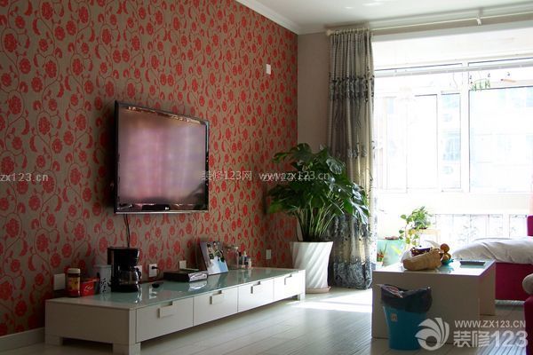 電視背景墻材質2：壁紙