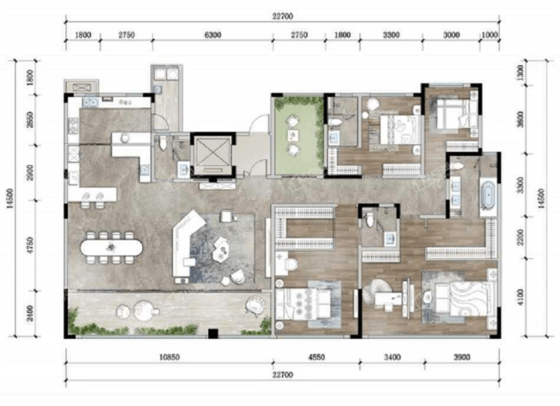 融創國賓雅戶型圖