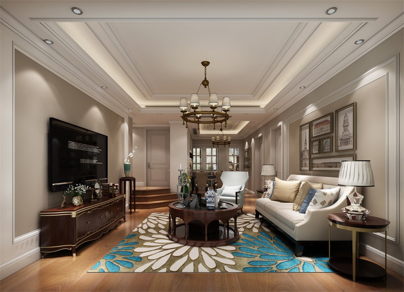 成都大平層客廳裝修設計效果圖 成都大平層客廳裝修設計效果圖